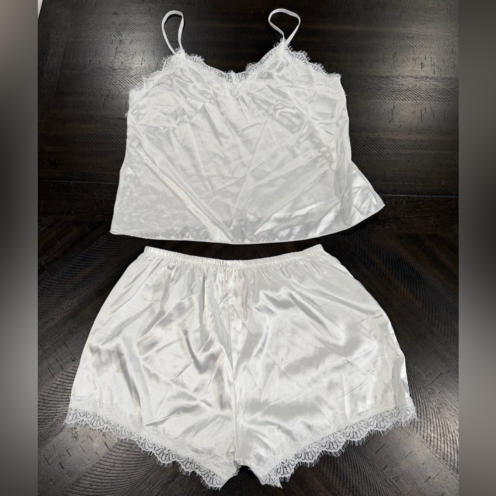 White Pajama Set